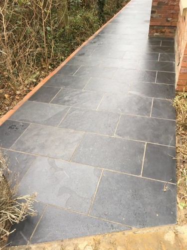 Brazilian black slate paving - brazilian,