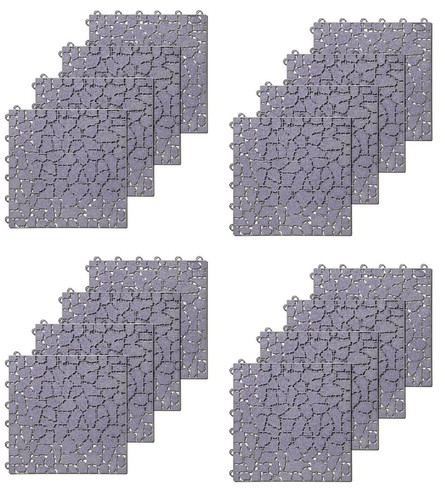 Pack grey garden deck - grey,