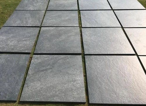 Nero porcelain paving slab - nero,