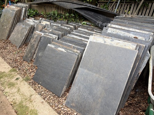 Slate paving slabs 47m - slabs, (500