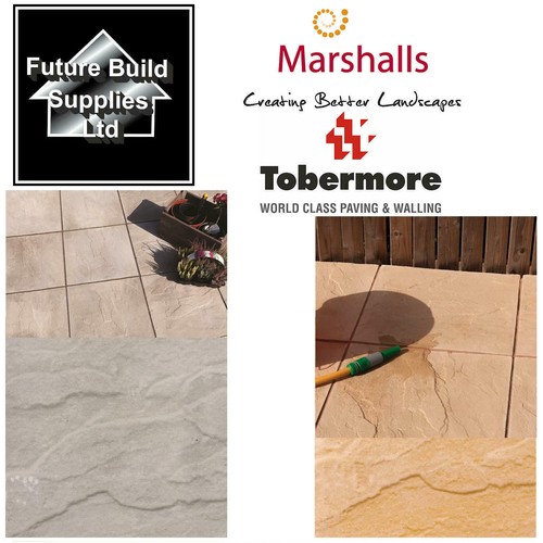 Paving slabs buff natural - paving,