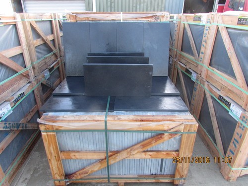 Black slate paving patio slabs - paving,